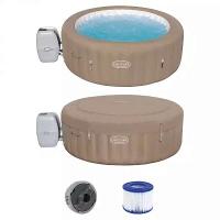 Bestway 60017 BW СПА-бассейн 146/196х71см "Palm Springs AirJet" 916л, круглый, аэромассаж