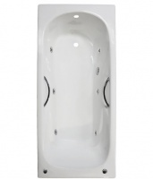 Ванна Aqualux ZYA 9-4 (Artex Mali) 170x75 с гидромассажем