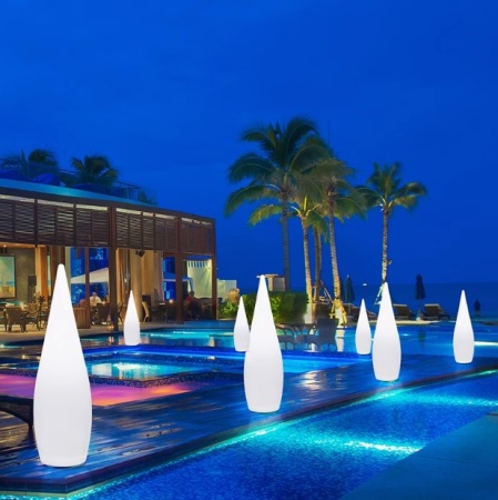 Светильник Капля 45х150 солнечная батарея, RGB Светильник Капля 45х150 солнечная батарея, RGB