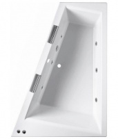 Ванна Riho Doppio 180х130 с гидромассажем (Правая, встраиваемая)